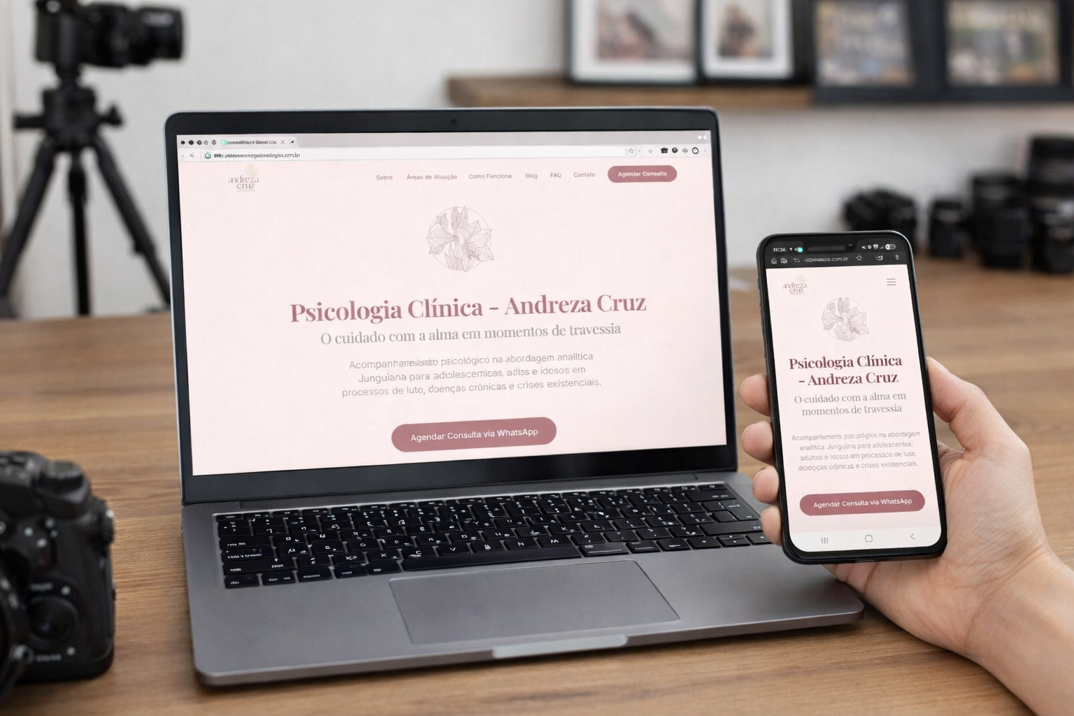 Site Andreza Cruz Psicologia